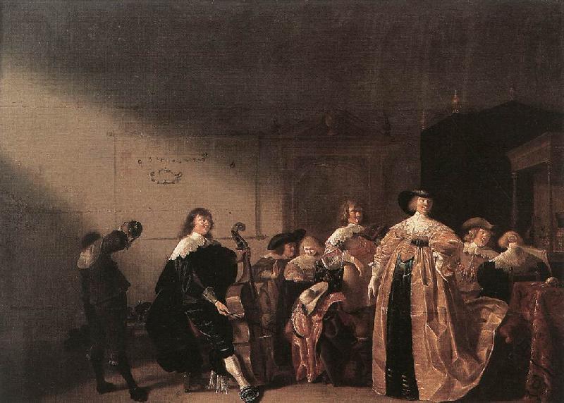 PALAMEDESZ, Antonie Party Scene with Music oil painting image